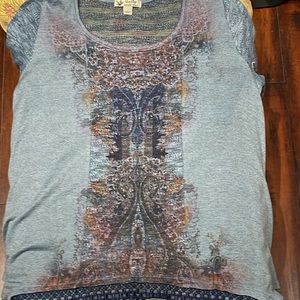 Blue Unity World Wear Top. Size Large